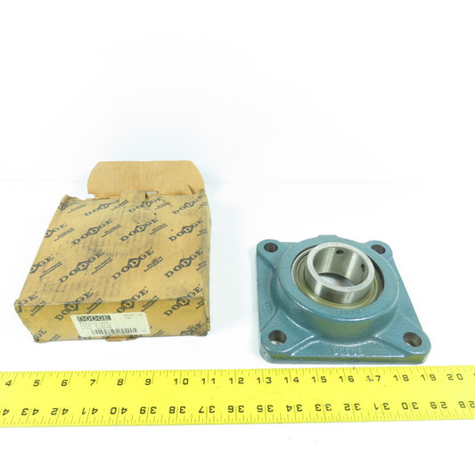 Dodge F4B-VSC-203 123633 4-Bolt Flange Mount Block Ball Bearing 2-3/16" NEW