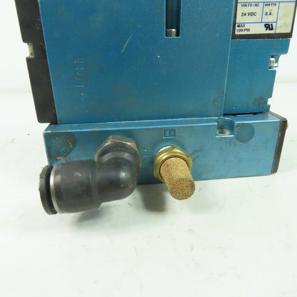 Mac 92B-AAB-BAA-DM-DDAP-1DM Solenoid Valve 120PSI 24VDC 1/4" NPT