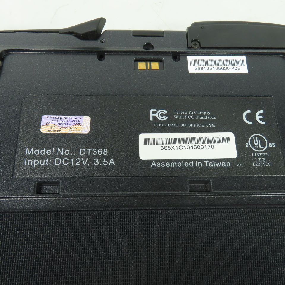 DT368 Mobile Industry Touchscreen Tablet Pc Windows 12VDC