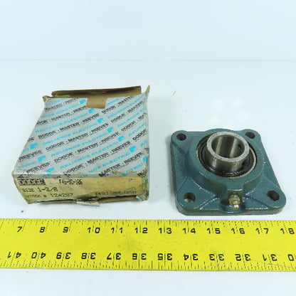 Dodge F4B-SC-106 124207 4-Bolt Flange Mount Block Ball Bearing 1-3/8" NEW