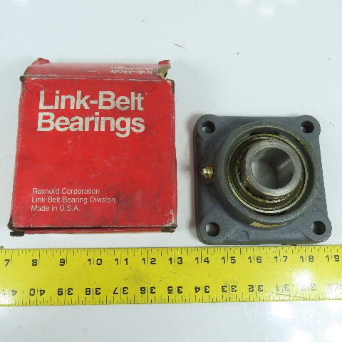 Rexnord Link-Belt F3U224E3 4-Bolt Flange Mount Block Ball Bearing 1-1/2" NEW