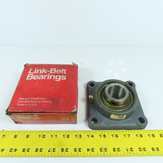 Rexnord Link-Belt F3U224E3 4-Bolt Flange Mount Block Ball Bearing 1-1/2" NEW