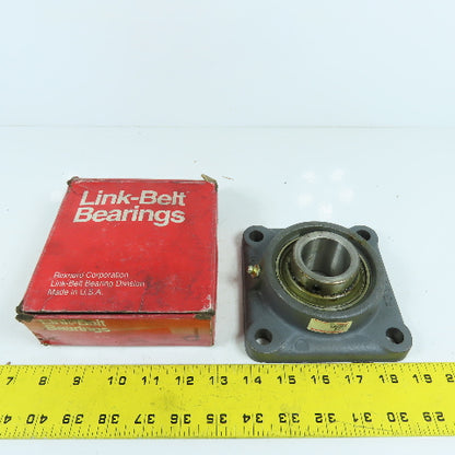 Rexnord Link-Belt F3U224E3 4-Bolt Flange Mount Block Ball Bearing 1-1/2" NEW