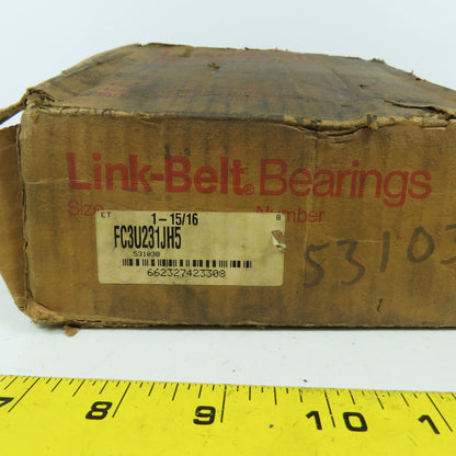 Rexnord Link-Belt FC3U231JH5 4-Bolt Flange Mount Ball Bearing 1-15/16"