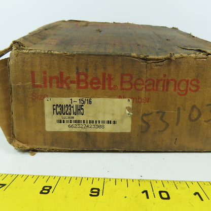 Rexnord Link-Belt FC3U231JH5 4-Bolt Flange Mount Ball Bearing 1-15/16"