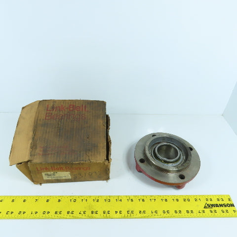 Rexnord Link-Belt FC3U231JH5 4-Bolt Flange Mount Ball Bearing 1-15/16"