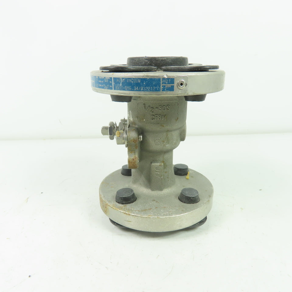 Jamesbury 1/2 530S-V-31-3600-TT Ball Valve 1/2-30S CF8M 720CWP-PSIG