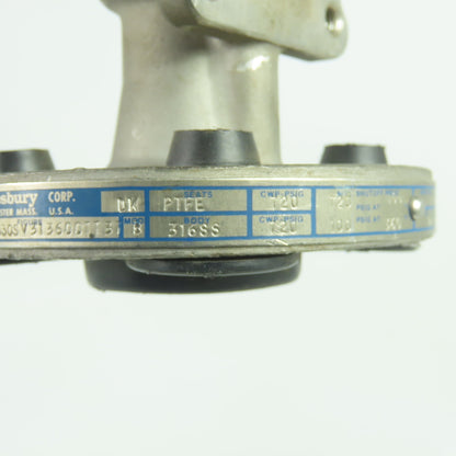 Jamesbury 1/2 530SV-31-3600TT37 Ball Valve 1/2-30S CF8M 720CWP-PSIG