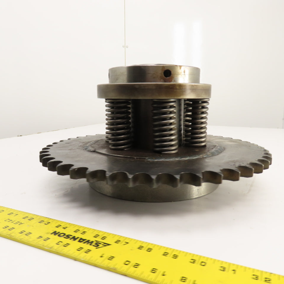 80A45 45-Tooth A-Plate Roller Chain Tension Slip Sprocket 2.5" Bore 1" Pitch