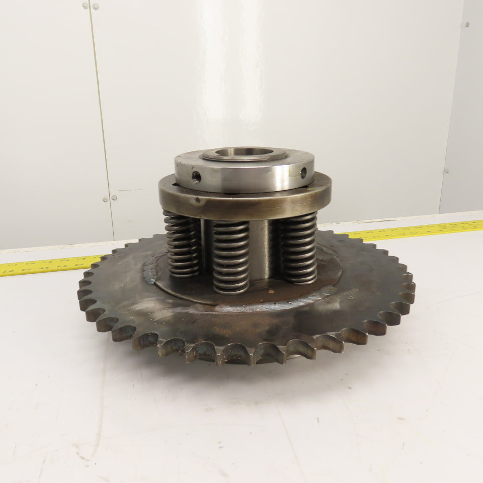 80A45 45-Tooth A-Plate Roller Chain Tension Slip Sprocket 2.5" Bore 1" Pitch