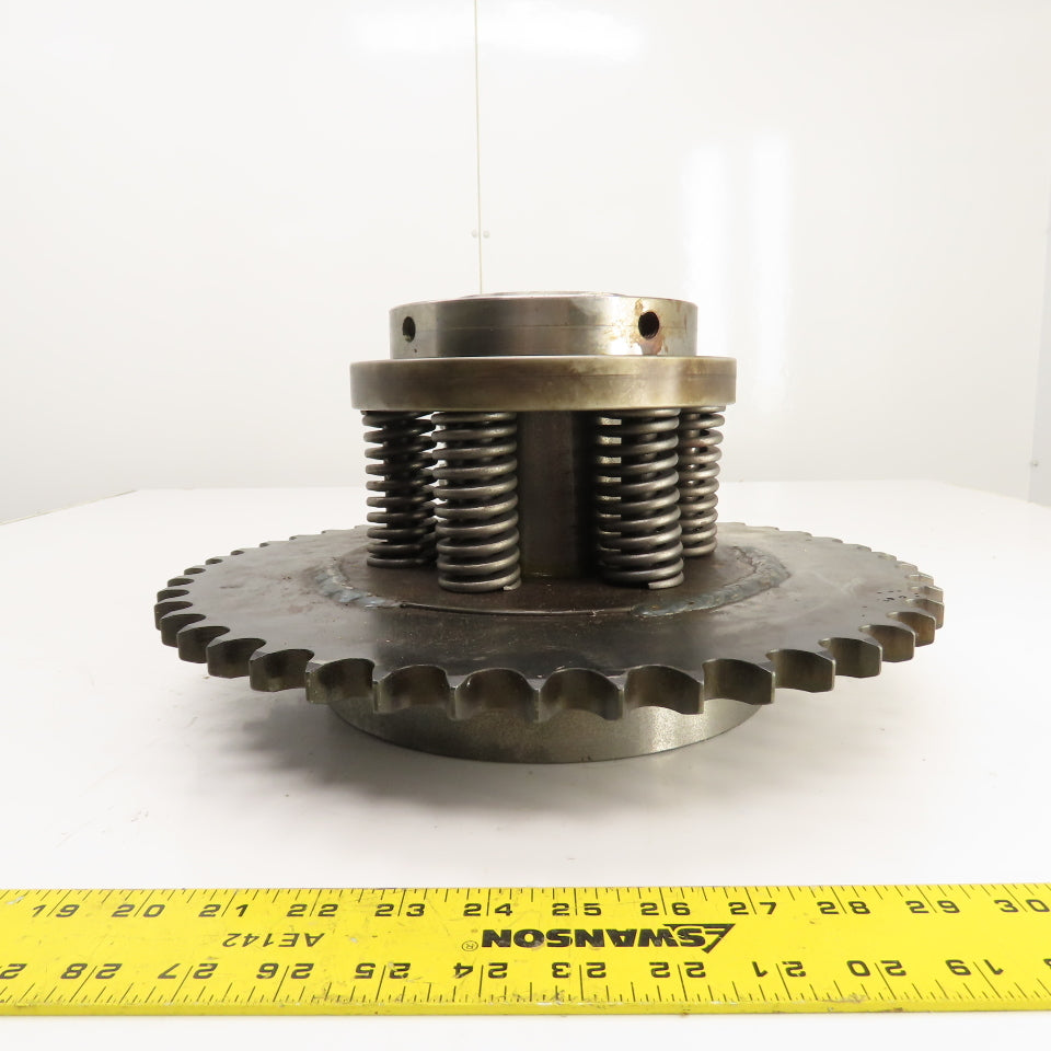 80A45 45-Tooth A-Plate Roller Chain Tension Slip Sprocket 2.5" Bore 1" Pitch