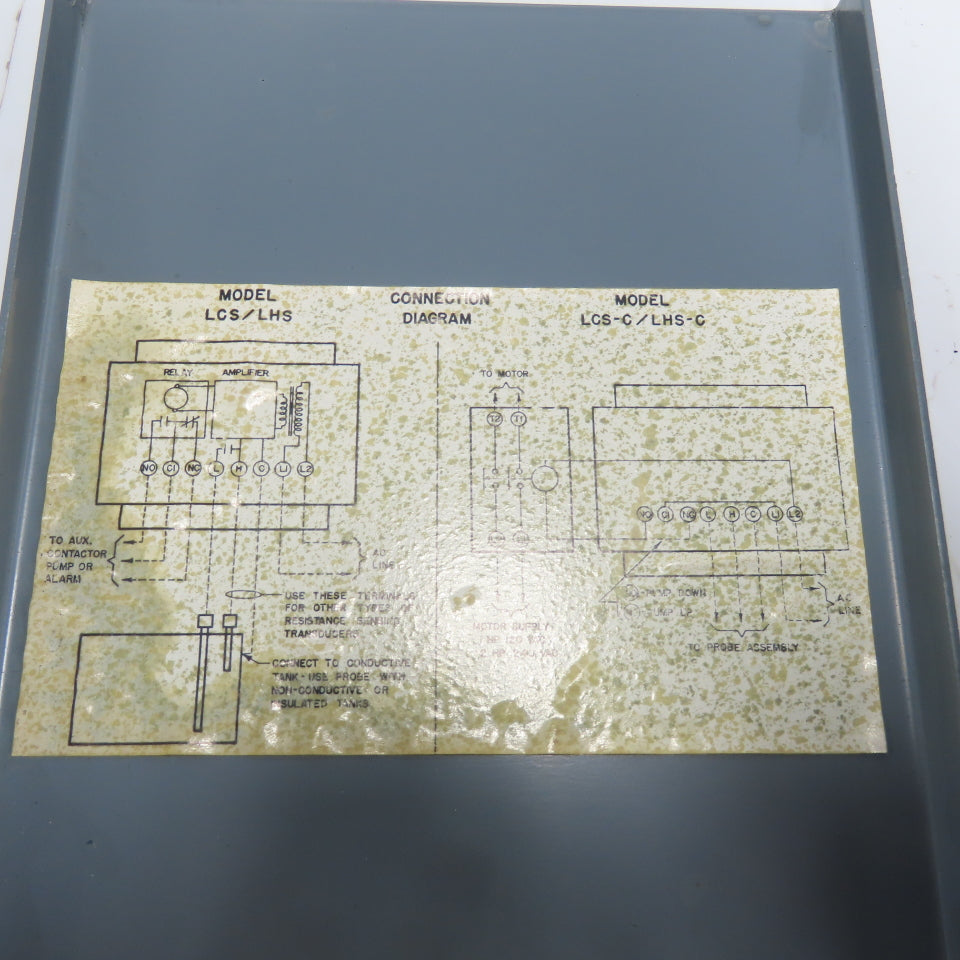 Curtis Industries Model LCS Liquid Level Control W/ Sensitivity Adjust Enclosure