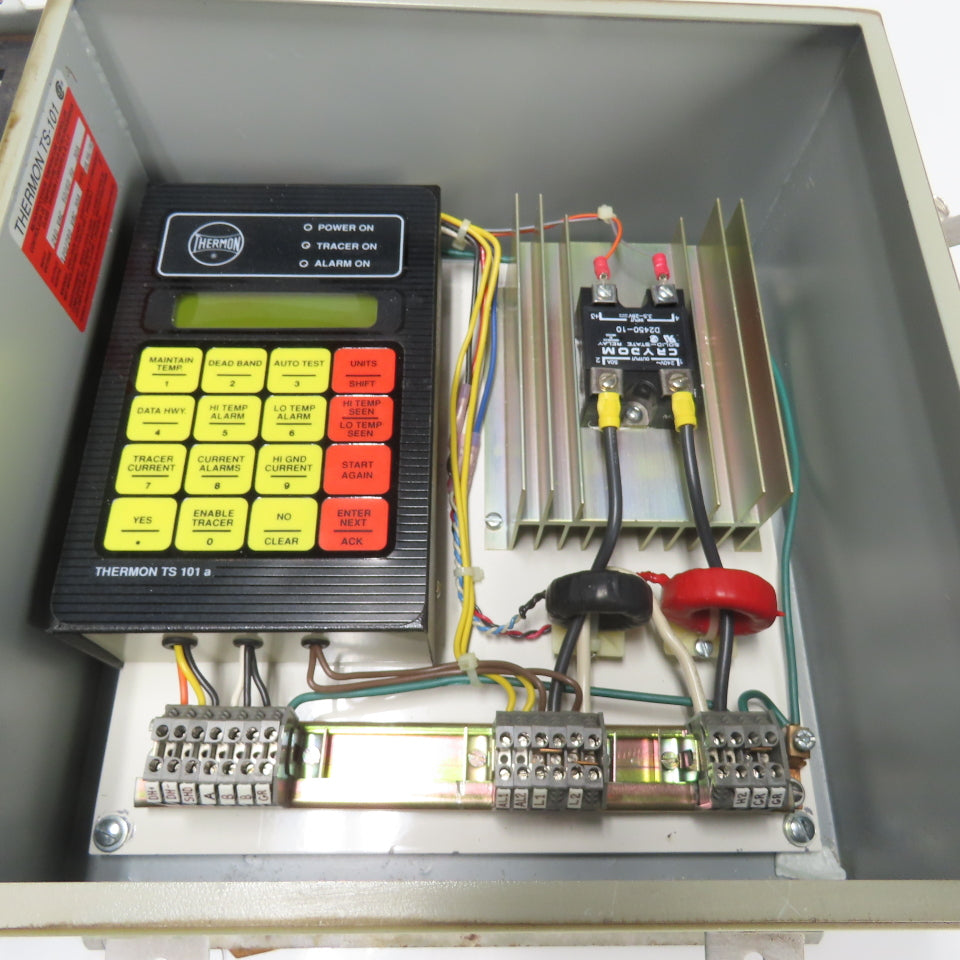 Thermon TS-101 Heat Tracing Control & Monitoring System Temp. Controller 120VAC