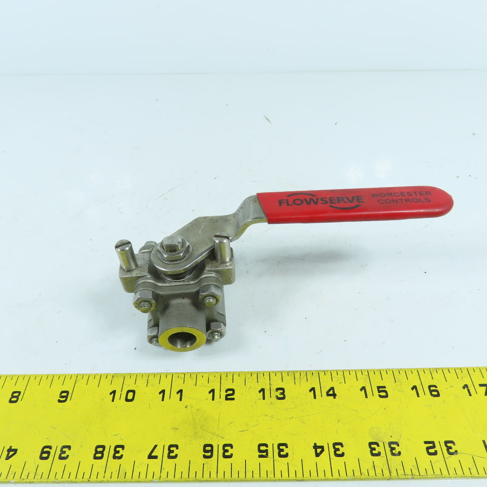 Flowserve 4466PMSW 1/4" Stainless Steel Ball Valve CWP 1440 Temp 500°F