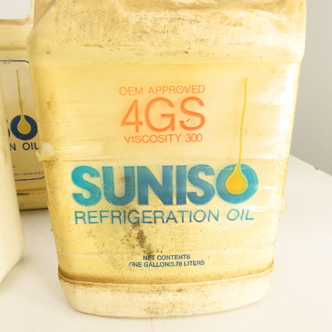 Suniso 4GS L319 Refrigeration Oil Viscosity 300 SUS (ISO 68) Lot Of 4