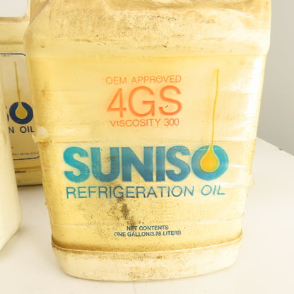 Suniso 4GS L319 Refrigeration Oil Viscosity 300 SUS (ISO 68) Lot Of 4