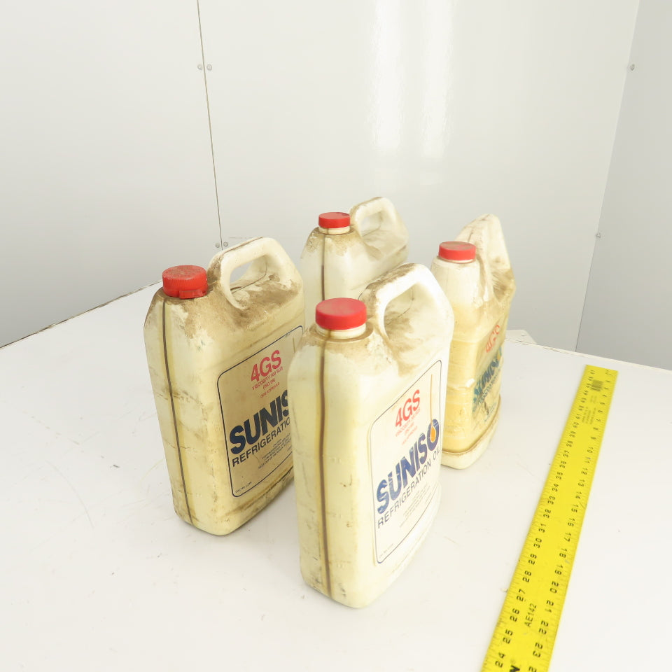 Suniso 4GS L319 Refrigeration Oil Viscosity 300 SUS (ISO 68) Lot Of 4