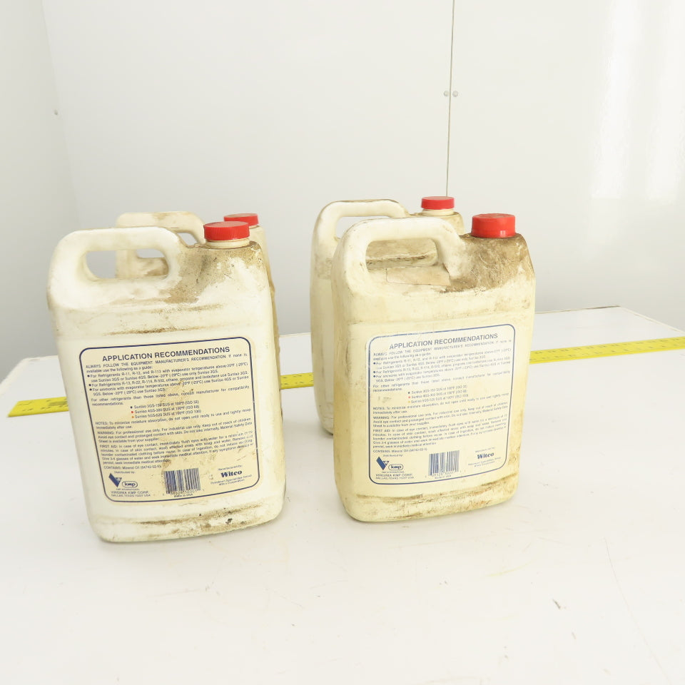 Suniso 4GS L319 Refrigeration Oil Viscosity 300 SUS (ISO 68) Lot Of 4
