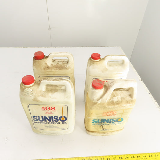 Suniso 4GS L319 Refrigeration Oil Viscosity 300 SUS (ISO 68) Lot Of 4