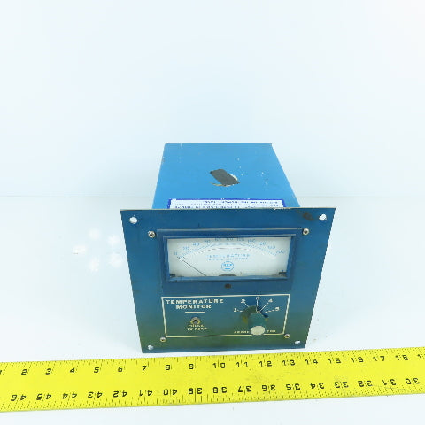 Westinghouse 2076A36-H02 Temperature Transmitter Monitor 115/230VAC 200° C