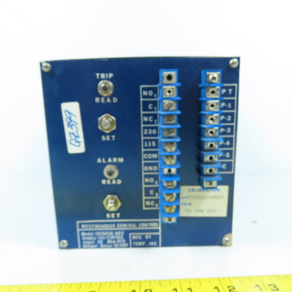 Westinghouse 2076A36-H02 Temperature Transmitter Monitor 115/230VAC 200° C