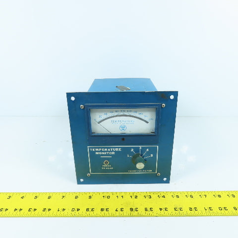 Westinghouse 2076A36-H02 Temperature Transmitter Monitor 115/230VAC 200° C