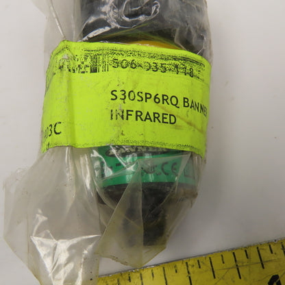 Banner S30SP6RQ 10-30VDC Infrared Photoelectric Sensor 30mm