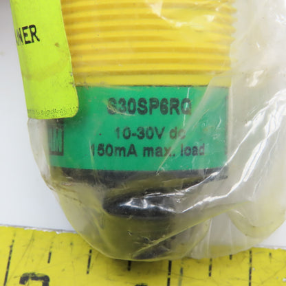 Banner S30SP6RQ 10-30VDC Infrared Photoelectric Sensor 30mm