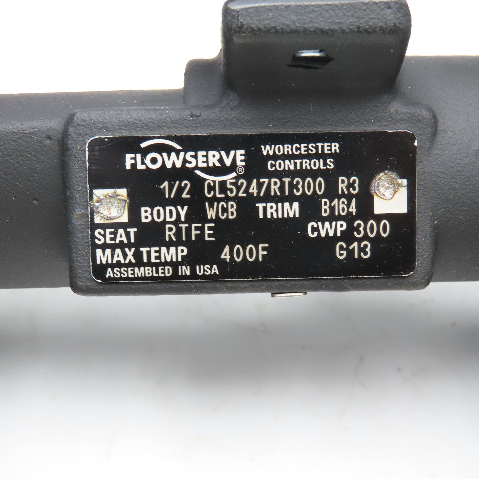 Flowserve CL5247RT300 1/2" Flange Ball Valve 300CWP