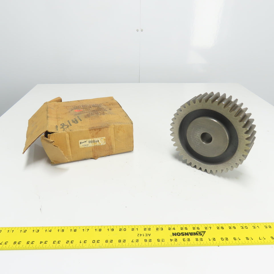 Browning YCS540 Cast Iron 40-Tooth Spur Gear 1-1/4" Bore 2-1/2" W Face 8-3/8" OD