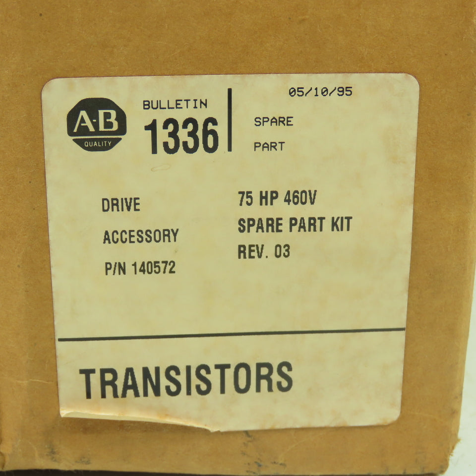 Allen Bradley 140572 Bulletin 1336 75HP 460VAC AC Drive Spare Part Kit Rev 03