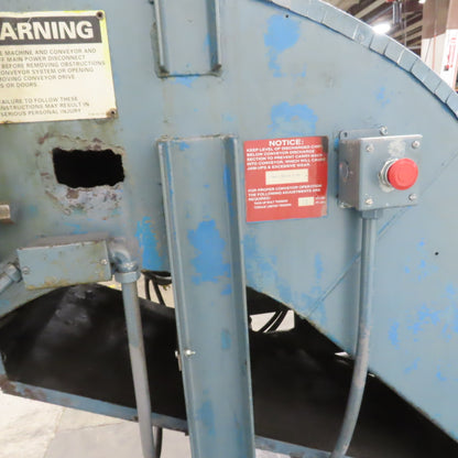 Jorgensen Incline Chip Conveyor W/Coolant Recovery 19 FPM 230/460V 3PH 3/4HP