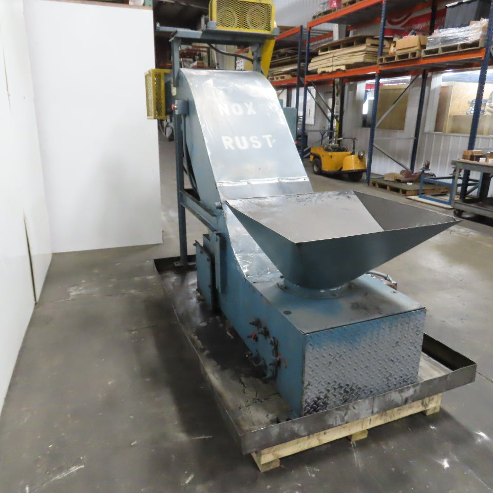 Jorgensen Incline Chip Conveyor W/Coolant Recovery 19 FPM 230/460V 3PH 3/4HP