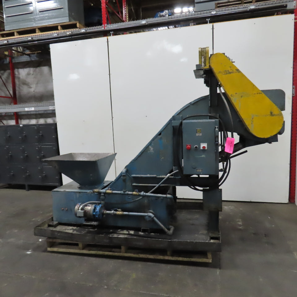 Jorgensen Incline Chip Conveyor W/Coolant Recovery 19 FPM 230/460V 3PH 3/4HP