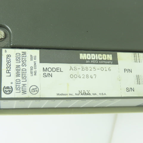 Modicon AS-B825-016 Modicon Input Module 16-Point 24VDC