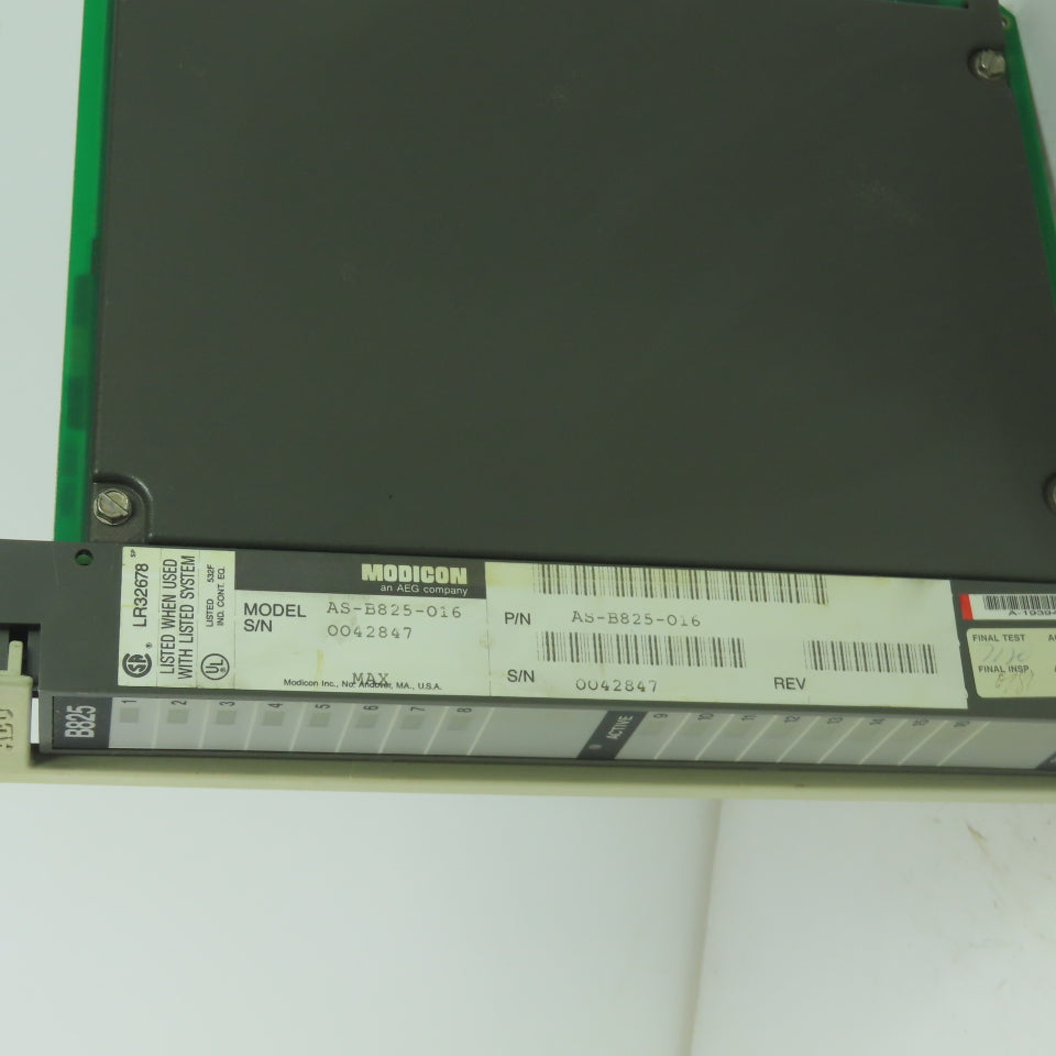 Modicon AS-B825-016 Modicon Input Module 16-Point 24VDC