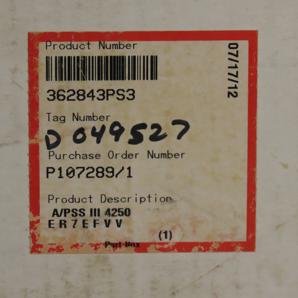 Flowserve A/PSS III 4250 Split Seal 4.25" 362843PS3 GEB4182444A-C LE3P4250T33-C