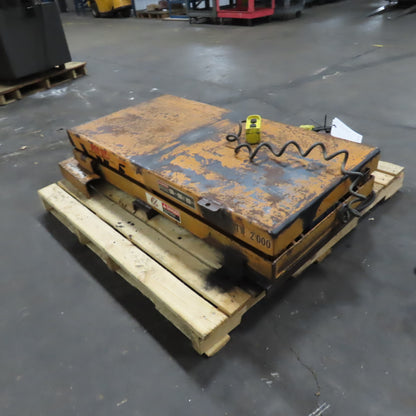 Rol-Lift 48" x 24" 115/230V 1PH Lift Table 1 Ton 2000LB Cap. 9" To 41"H
