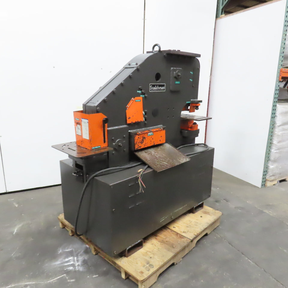 Scotchman F15109-14M 51 Ton Hydraulic Iron Worker Punch-Brake-Shear 5HP 3PH 460V