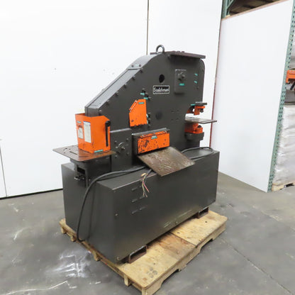 Scotchman F15109-14M 51 Ton Hydraulic Iron Worker Punch-Brake-Shear 5HP 3PH 460V