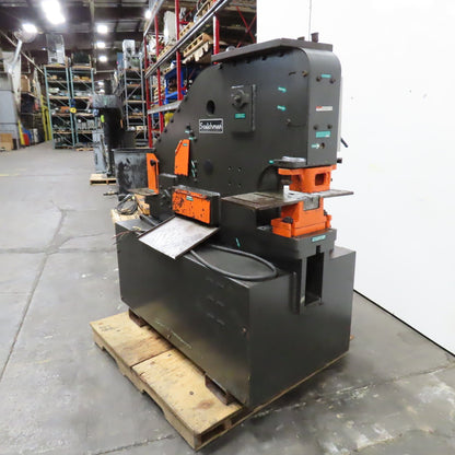 Scotchman F15109-14M 51 Ton Hydraulic Iron Worker Punch-Brake-Shear 5HP 3PH 460V