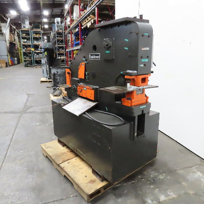 Scotchman F15109-14M 51 Ton Hydraulic Iron Worker Punch-Brake-Shear 5HP 3PH 460V