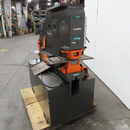 Scotchman F15109-14M 51 Ton Hydraulic Iron Worker Punch-Brake-Shear 5HP 3PH 460V