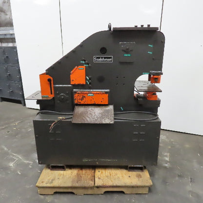 Scotchman F15109-14M 51 Ton Hydraulic Iron Worker Punch-Brake-Shear 5HP 3PH 460V