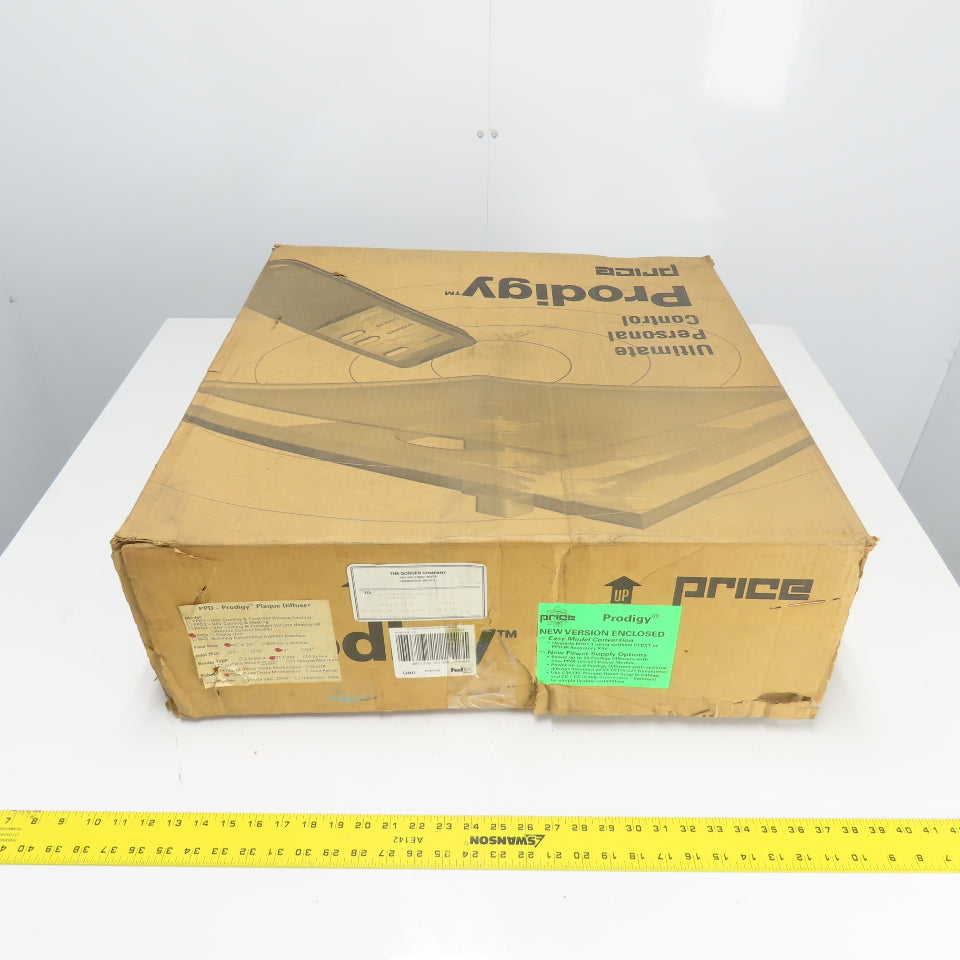 Price PPDD Prodigy 24" x 24" Square Plate Diffuser 12" Inlet