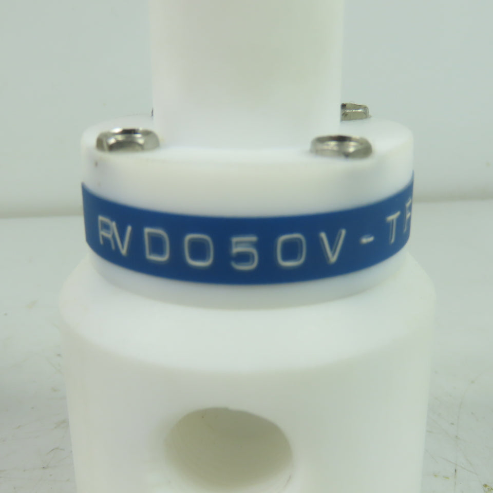 Plast-O-matic RVD050V-TF Pressure Relief Valve 1/2"