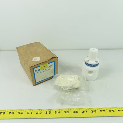 Plast-O-matic RVD050V-TF Pressure Relief Valve 1/2"