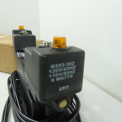 Parker AL45523BGW5301B Solenoid Valve 150PSI 1/4" 120V Coil