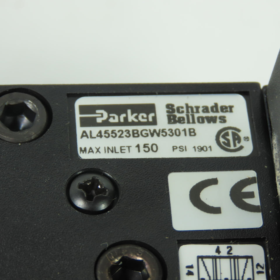 Parker AL45523BGW5301B Solenoid Valve 150PSI 1/4" 120V Coil