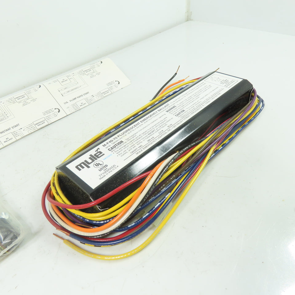 Mule M-F40-70 Fluorescent Emergency Ballast 120/277VAC 3.5W 280mA